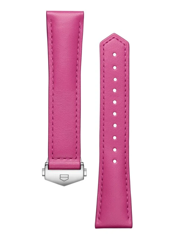 TAG Heuer Carrera 36Mm Pink Leather Strap BC0006