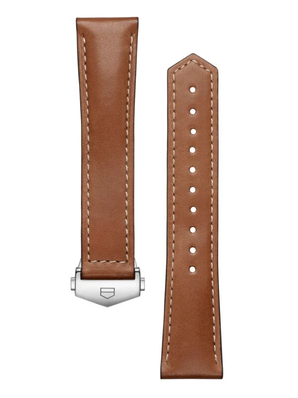 TAG Heuer Carrera 36 Mm Brown Leather Strap BC0008