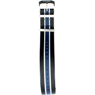 TAG Heuer Formula 1 21.5 mm Black, Blue & grey NATO strap BC0886