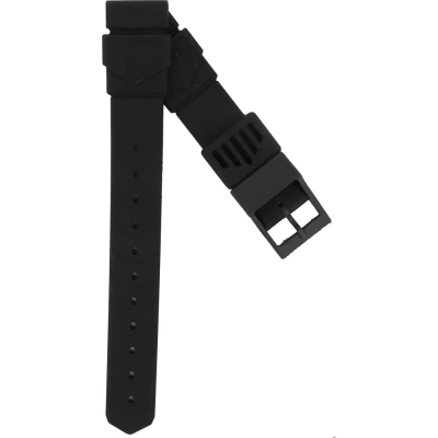 TAG Heuer Formula 1 18 mm Svart gummirem BT0005