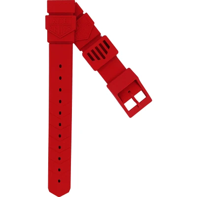 TAG Heuer Formula 1 18 mm Rött gummiband BT0006