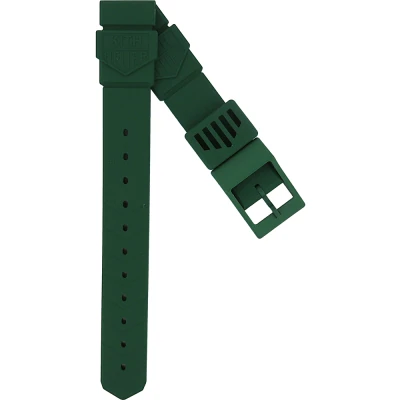 TAG Heuer Formula 1 18 mm Grönt gummiband BT0014
