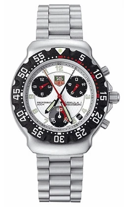 TAG Heuer Formula 1 Chronograph Quartz Stainless Steel / Silver / Bracelet CA1212.BA0493 – Steel, —
