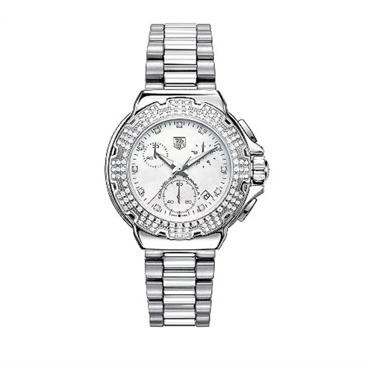 TAG Heuer Formula 1 Quartz Chronograph 37 Stainless Steel / MOP - Diamond / Bracelet CAC1310.BA0852 – Steel, 37 mm