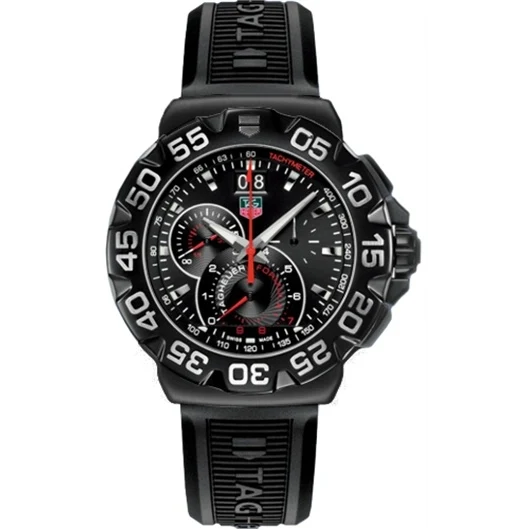 TAG Heuer Formula 1 Quartz Chronograph Big Date 44 Titanium PVD / Black / Rubber CAH1012.BT0717 – Titanium, 44 mm