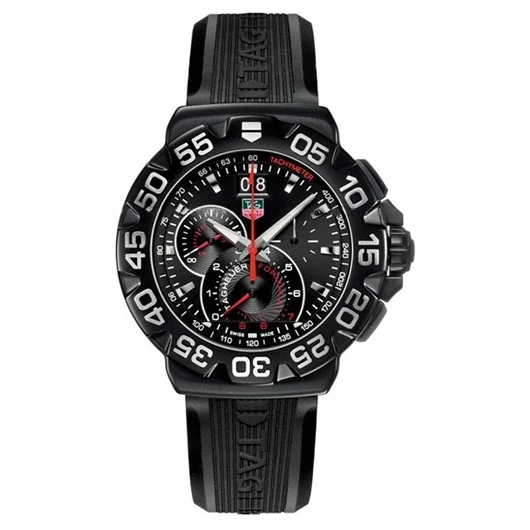 TAG Heuer Formula 1 Quartz Chronograph Big Date 44 Titanium PVD / Black / Rubber CAH1012.FT6026 – Titanium, 44 mm