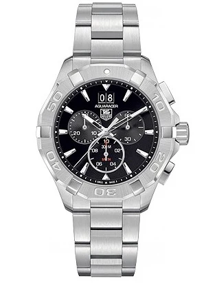 TAG Heuer Aquaracer 300M Quartz Chronograph 43 Stainless Steel / Black / Bracelet CAY1110.BA0927 – Steel, 43 mm