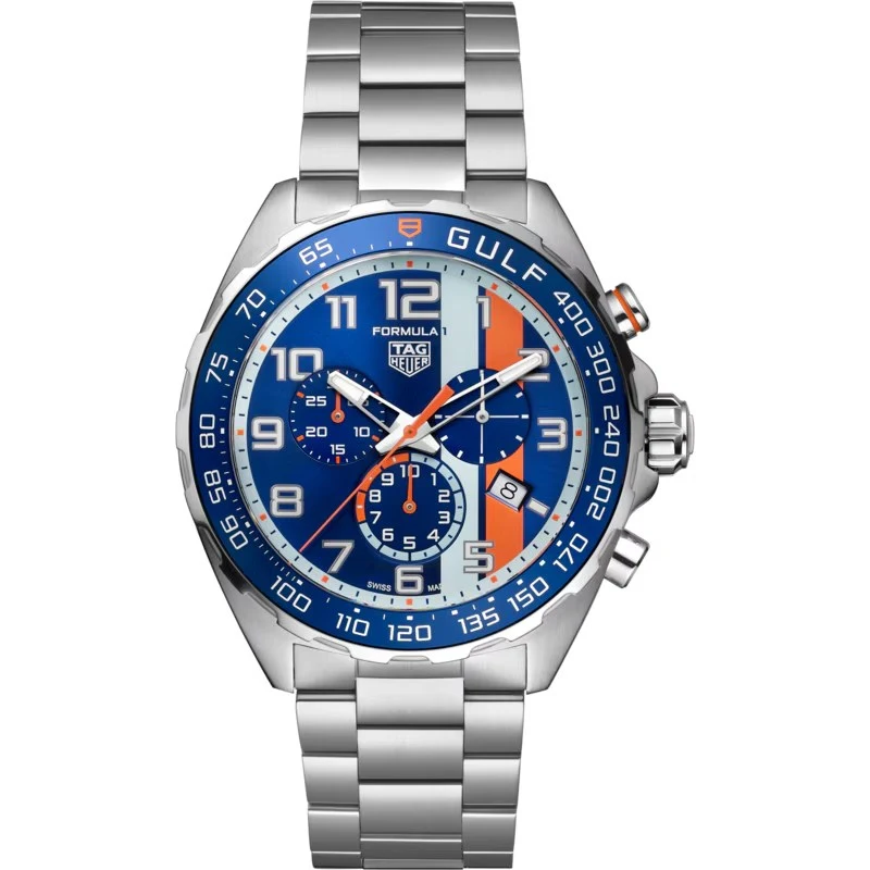 TAG Heuer Formula 1 CHRONOGRAPH X GULF CAZ101AT.BA0842 – Steel, 43 mm