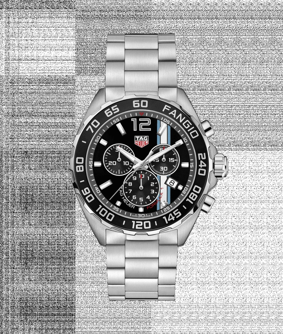 TAG Heuer Formula 1 Chronograph Quartz 43 Stainless Steel / Fangio / Bracelet CAZ101H.BA0842 – Steel, 43 mm