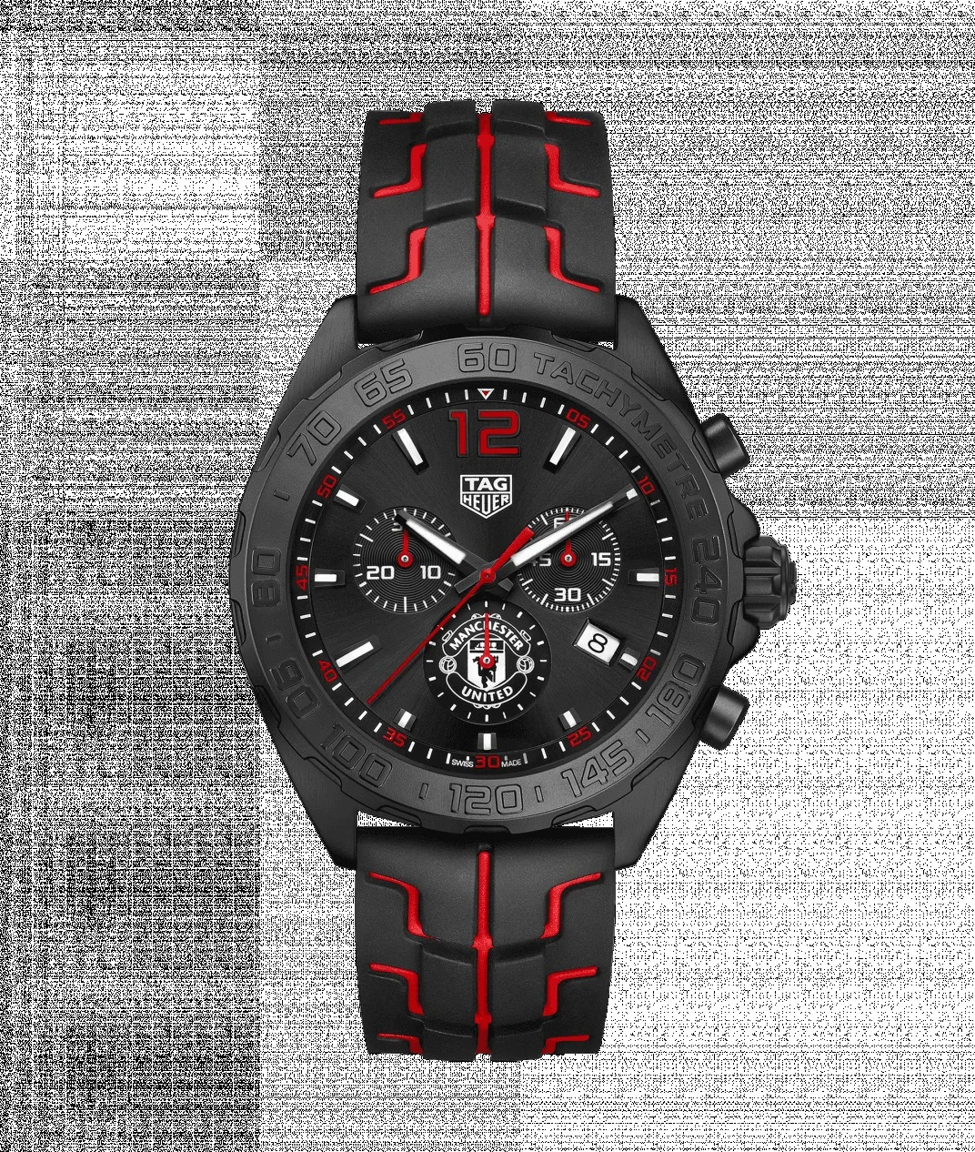 TAG Heuer Formula 1 Chronograph Quartz 43 Stainless Steel / Manchester United CAZ101J.FT8027 – Steel, 43 mm