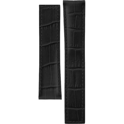 TAG Heuer Carrera 19 mm Svart läderarmband med alligatortryck FC6180
