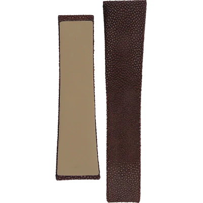 TAG Heuer Monaco 22 mm Kastanjebrunt galuchat läderarmband FC6245