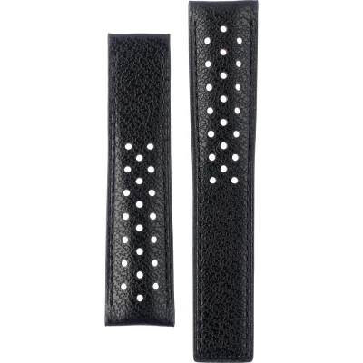 TAG Heuer Carrera 20 mm Svart läderarmband utan spänne FC6310
