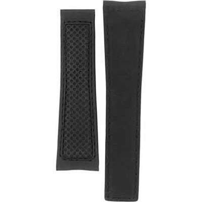 TAG Heuer Carrera 22 mm Armband i svart kalvläder FC6325