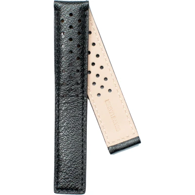 TAG Heuer Carrera 19 mm Armband i svart kalvläder FC6353