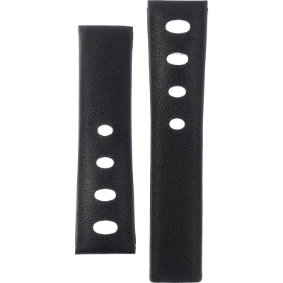TAG Heuer Monaco 22 mm Svart läderarmband utan spänne FC6375