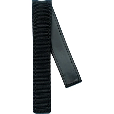 TAG Heuer Aquaracer Premium 20.5 mm Svart nylon på läderarmband utan spänne FC6445