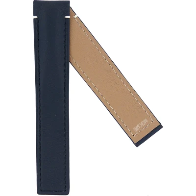 TAG Heuer Carrera 19 mm Armband i blått kalvläder FC6480