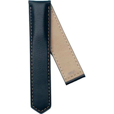 TAG Heuer Carrera 21.5 mm Blått läderarmband utan spänne FC6506