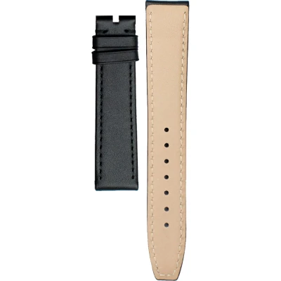 TAG Heuer Carrera 18 mm Svart läderarmband FC8089