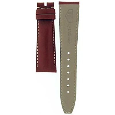 TAG Heuer Monaco 22 mm Armband i brunt kalvläder FC8120