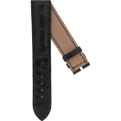 TAG Heuer Carrera 19 mm Svart alligatorläderarmband utan spänne FC8159
