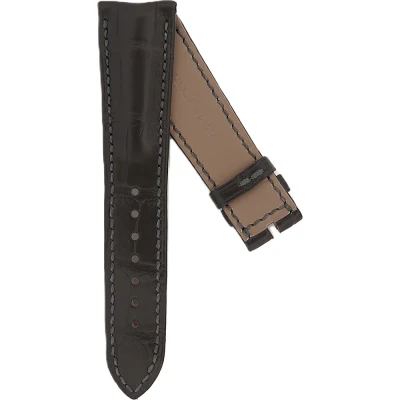 TAG Heuer Carrera 22 mm Armband i kolgrått alligatorläder FC8178