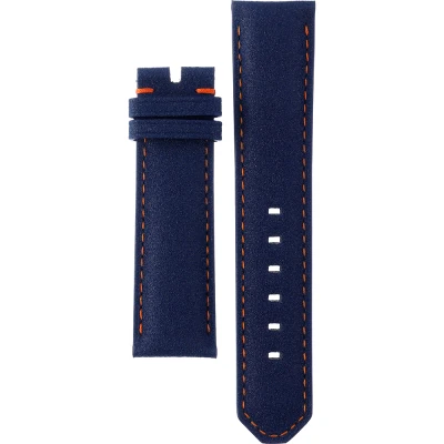 TAG Heuer Formula 1 21.5 mm Blå kalvläderrem med orange foder FC8243-0