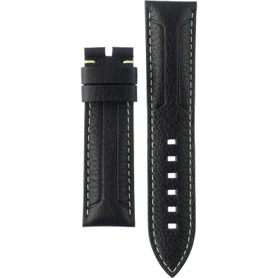 TAG Heuer Formula 1 21.5 mm Svart kalvläderarmband utan spänne FC8245-0