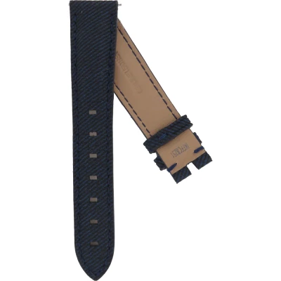 TAG Heuer Formula 1 17.5 mm Blue jeans tryck läderarmband FC8251
