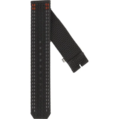 TAG Heuer Formula 1 21.5 mm Svart, grått &amp; orange textilarmband FC8305