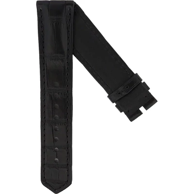 TAG Heuer Carrera 19 mm Svart alligatorläderarmband utan spänne FC8329