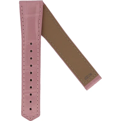 TAG Heuer Carrera 19 mm Rosa alligatorläderarmband utan spänne FC8331
