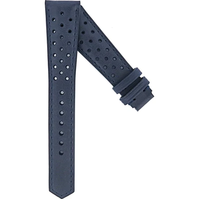 TAG Heuer Carrera 20.5 mm Armband i blått kalvläder FC8367