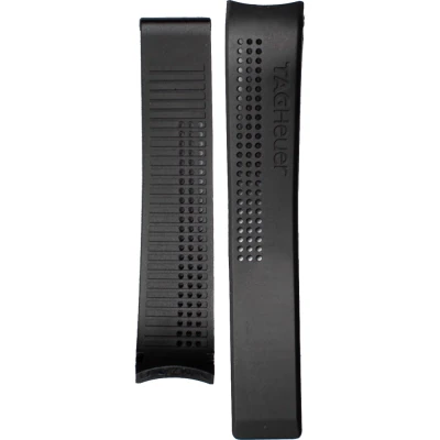 TAG Heuer Carrera 20 mm Svart gummiband av alcrin FT6007