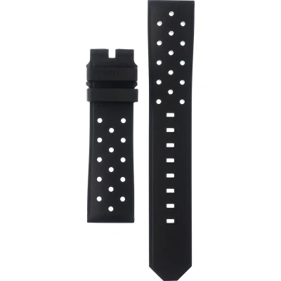 TAG Heuer Formula 1 21.5 mm Svart gummirem utan spänne FT8024
