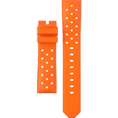 TAG Heuer Formula 1 21.5 mm Orange rallyarmband i gummi utan spänne FT8028