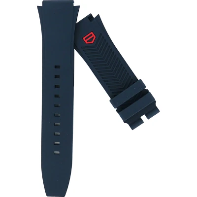 TAG Heuer Formula 1 18.5 mm Blue & red rubber strap FT8091