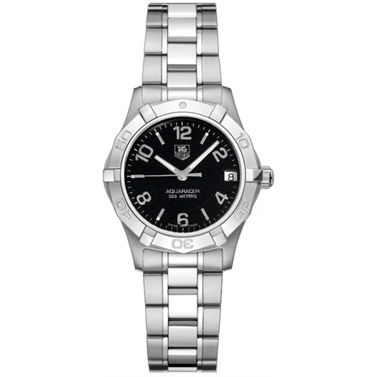 TAG Heuer Aquaracer 300M Quartz 32 Stainless Steel / Black / Bracelet WAF1310.BA0817 – Steel, 32 mm