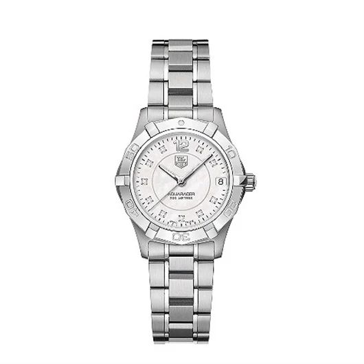 TAG Heuer Aquaracer 300M Quartz 32 Stainless Steel / MOP - Diamond / Bracelet WAF1312.BA0817 – Steel, 32 mm