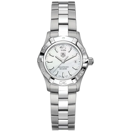 TAG Heuer Aquaracer 300M Quartz 27 Stainless Steel / MOP / Bracelet WAF1414.BA0823 – Steel, 27 mm