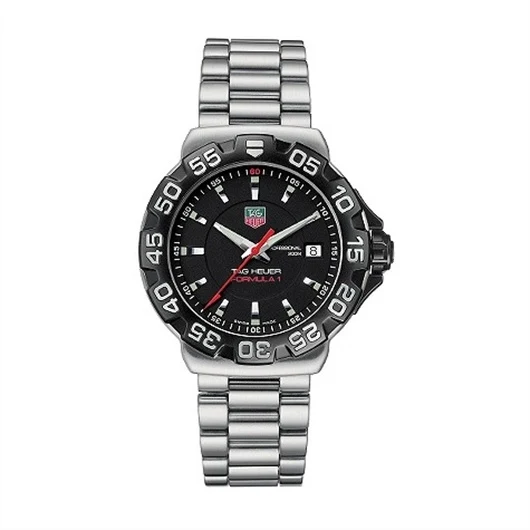 TAG Heuer Formula 1 Quartz 41 Stainless Steel / Black / Bracelet WAH1110.BA0850 – Steel, 41 mm