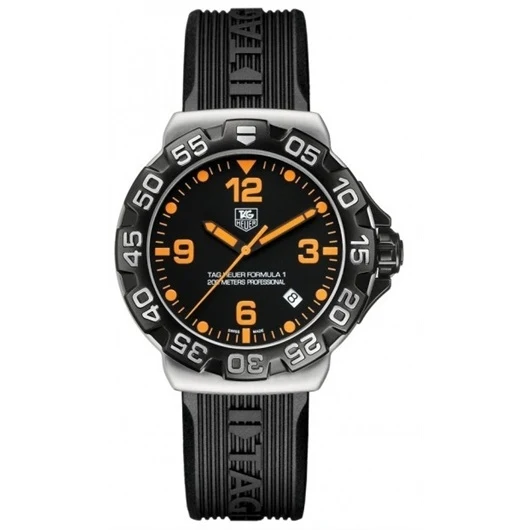 TAG Heuer Formula 1 Quartz 41 Stainless Steel / Black / Rubber WAH1116.FT6024 – Steel, 41 mm