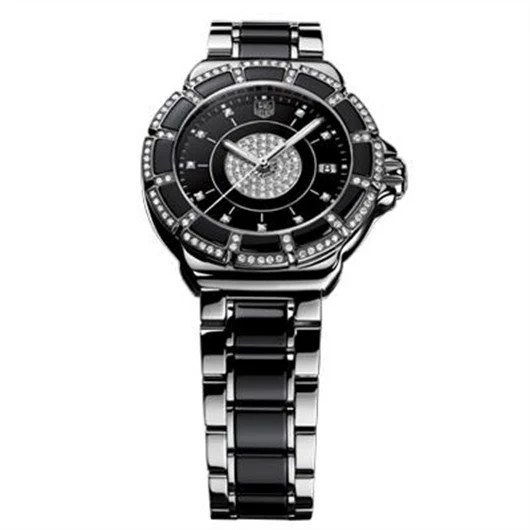 TAG Heuer Formula 1 Quartz 37 Stainless Steel / Diamond / Black - Diamond / Bracelet WAH1219.BA0859 – Steel, 37 mm