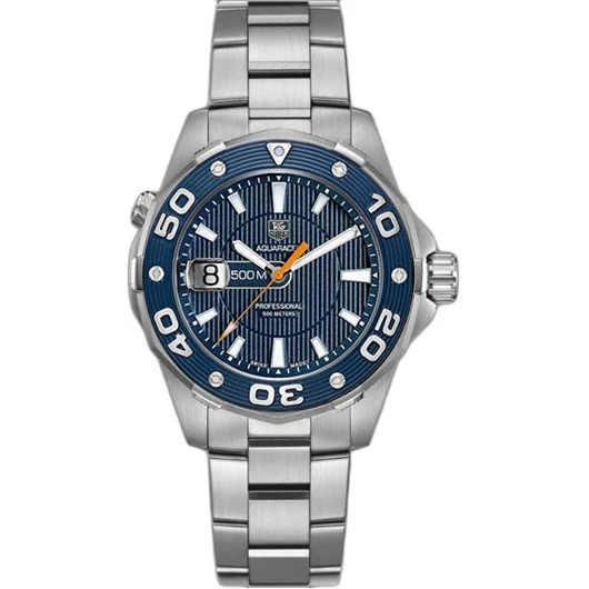 TAG Heuer Aquaracer 500M Quartz 43 Stainless Steel / Blue / Bracelet WAJ1112.BA0870 – Steel, 43 mm