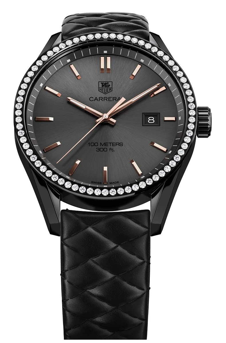 TAG Heuer Carrera Quartz 41 Titanium / Cara Delevingne Special Edition WAR101B.FC6367 – Titanium, 41 mm