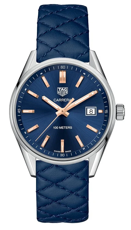 TAG Heuer Carrera Quartz 39 Stainless Steel / Blue WAR1112.FC6391 – Steel, 39 mm