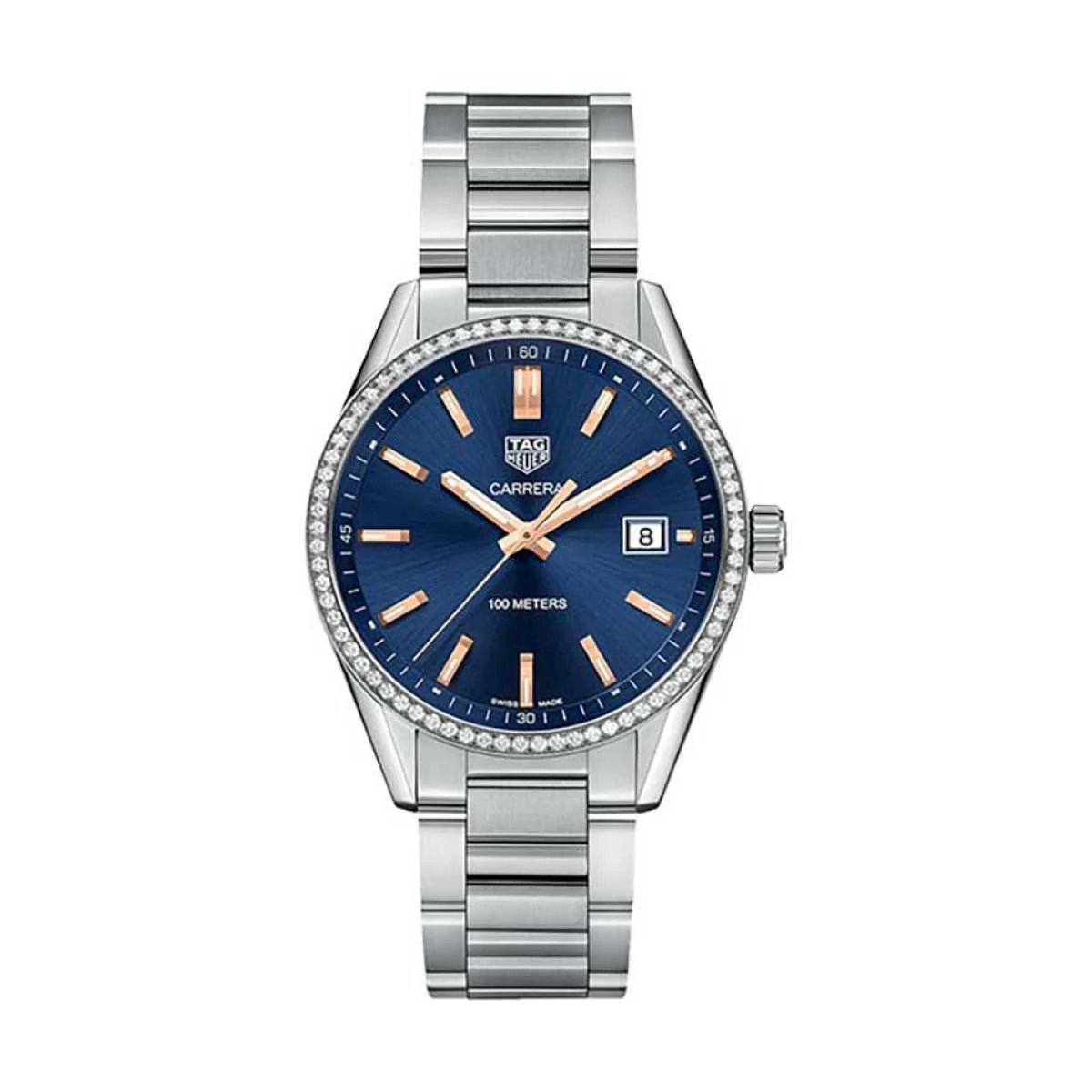 TAG Heuer Carrera Date 39 mm WAR1114.BA0601 – Steel, 39 mm