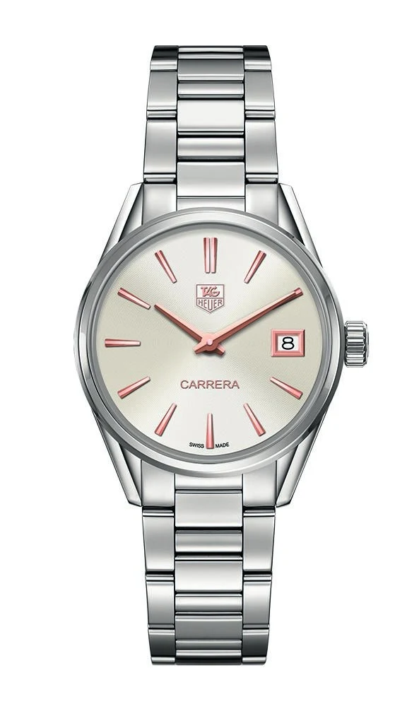 TAG Heuer Carrera Lady Quartz 32 Stainless Steel / Silver / Bracelet WAR1312.BA0773 – Steel, 32 mm