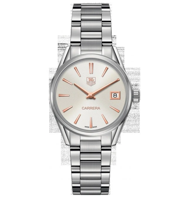 TAG Heuer Carrera Lady Quartz 32 Stainless Steel / Silver / Bracelet WAR1312.BA0778 – Steel, 32 mm